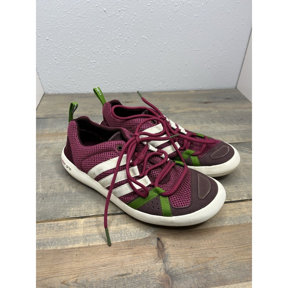 Adidas Climacool Mens 5.5 Women's 6.5 Water Grip Mesh Shoes Lace Purple V23094